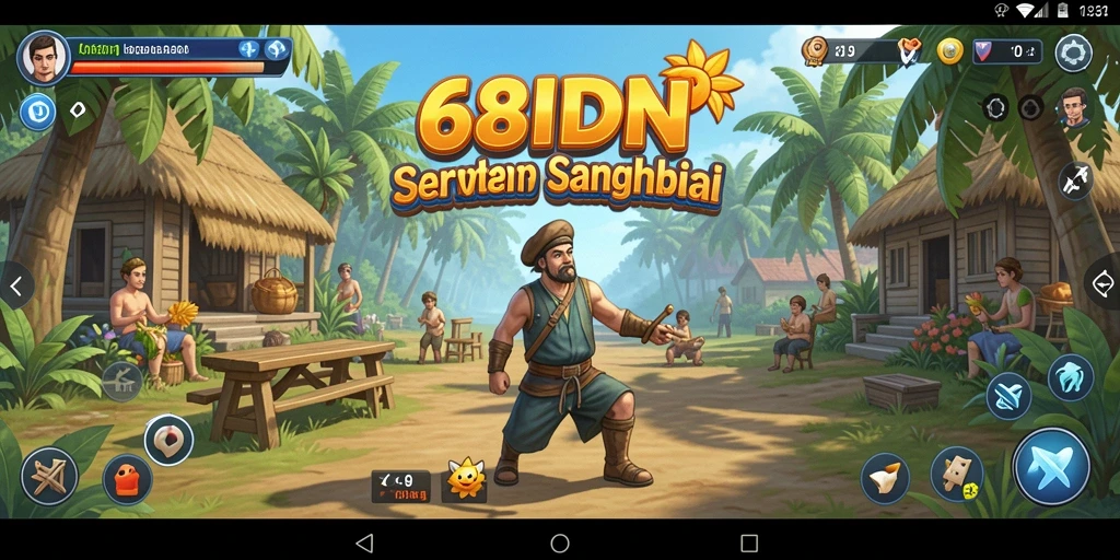 Tampilan gameplay yang menarik dan menyenangkan dari 68IDN.