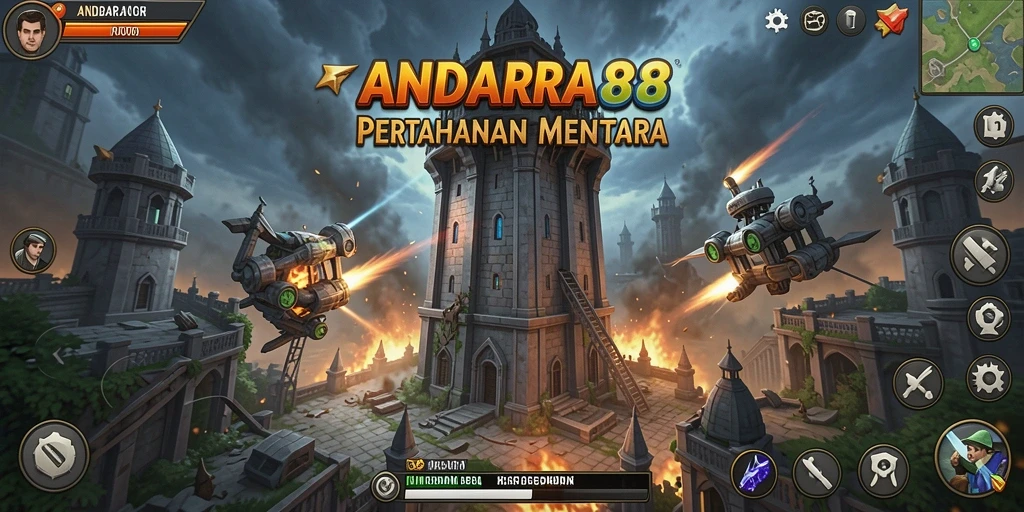 Gameplay seru Tower Defense dalam ANDARA88.