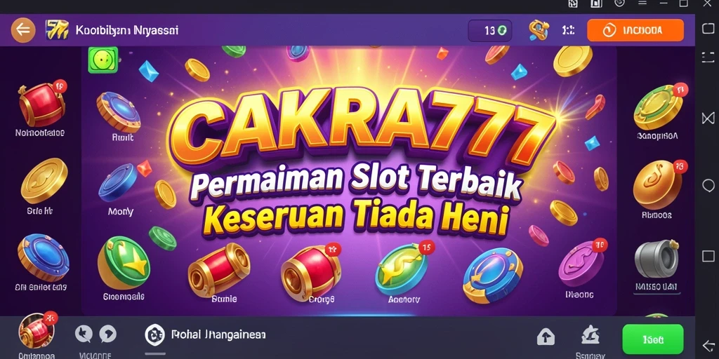 Tampilan menarik dari gameplay slot CAKRA777 yang menantang.
