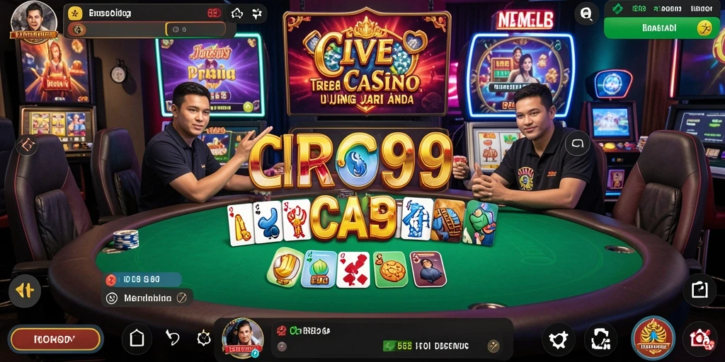 Tampilan gameplay Live Casino yang mengasyikkan di CRS99.