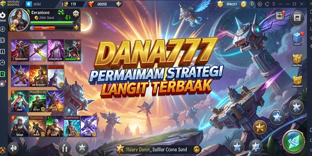 Screenshot gameplay DANA777 menampilkan momen seru dalam strategi.