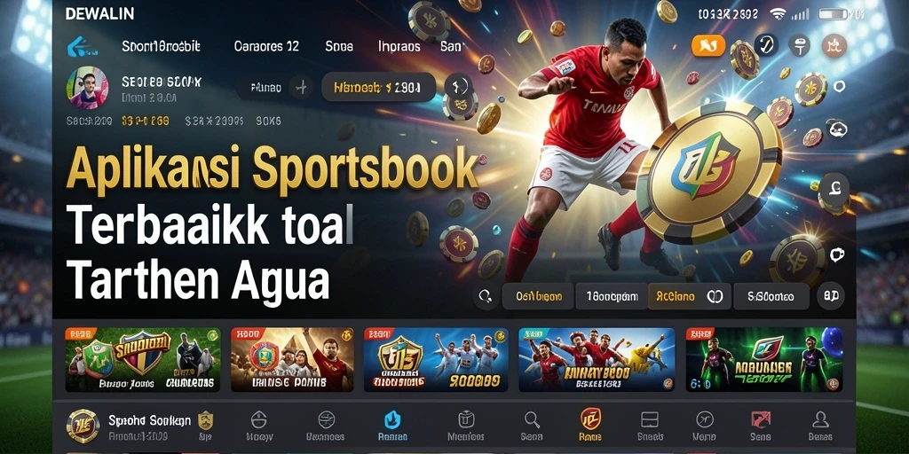 Tampilan gameplay Sportsbook di aplikasi DEWALIN yang menarik.