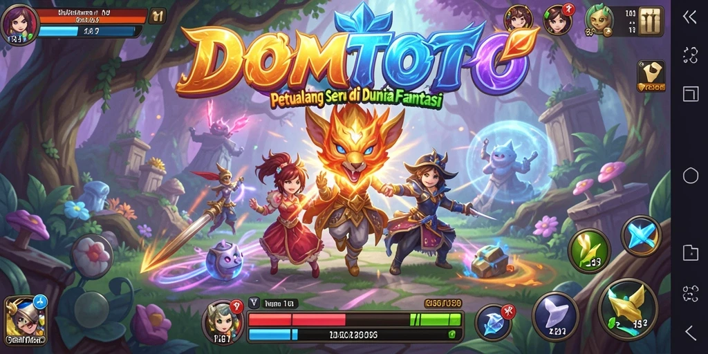 Tampilan gameplay DOMTOTO yang menakjubkan dalam petualangan seru.