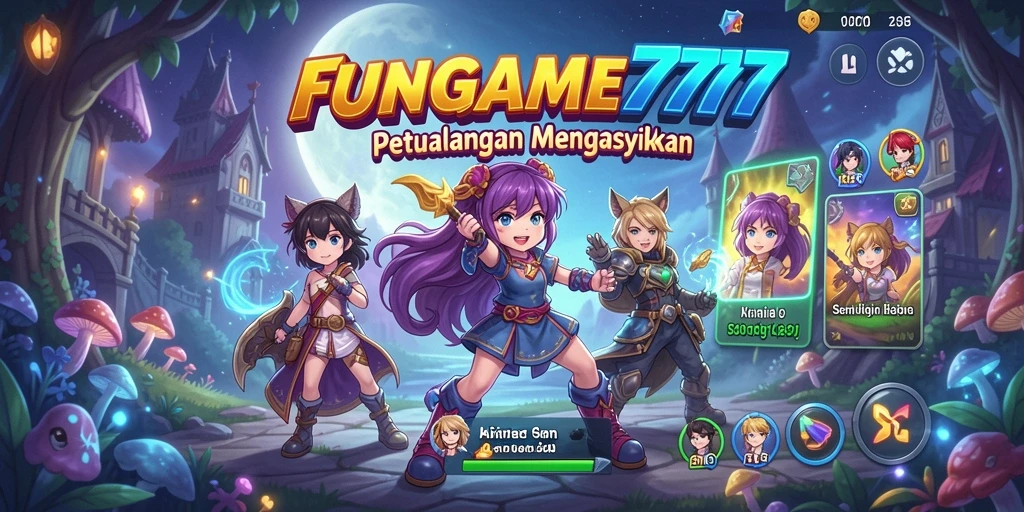 Tampilan gameplay FUNGAME777 yang menakjubkan dan interaktif.