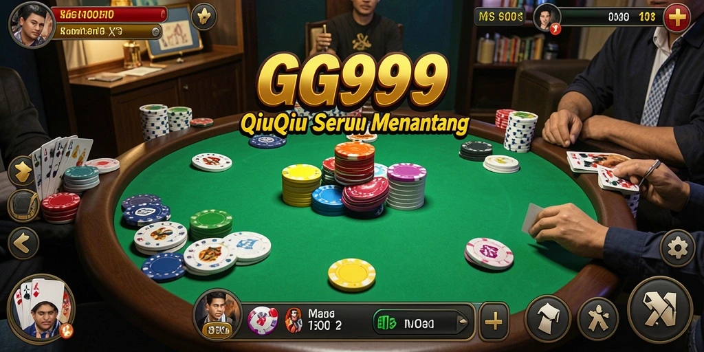 Tampilan gameplay menarik dari game QiuQiu GG999.