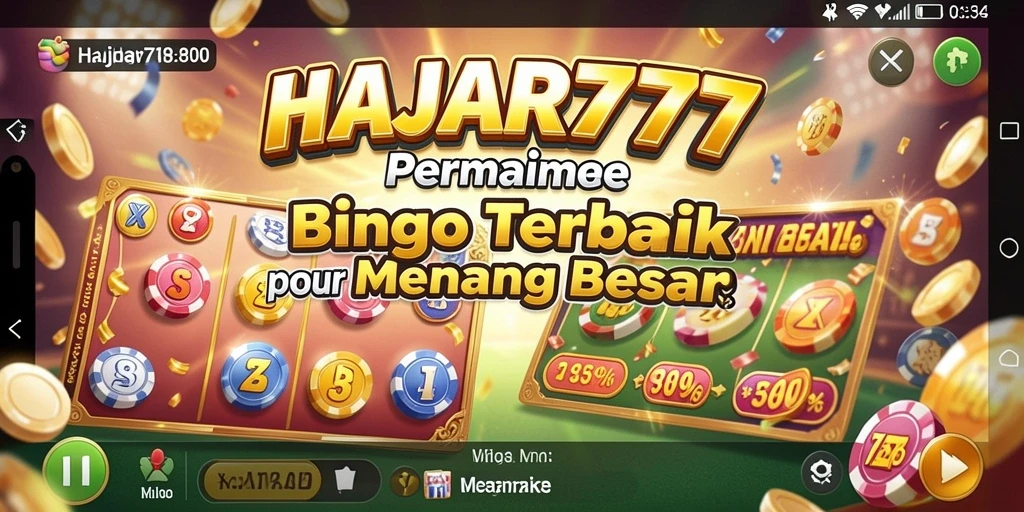 Tampilan gameplay seru di HAJAR777 yang menegangkan dan menyenangkan.