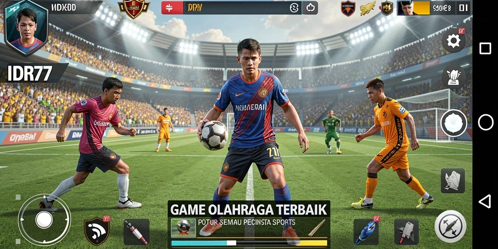 Tampilan gameplay IDR77 yang seru dan mendebarkan di arena olahraga.