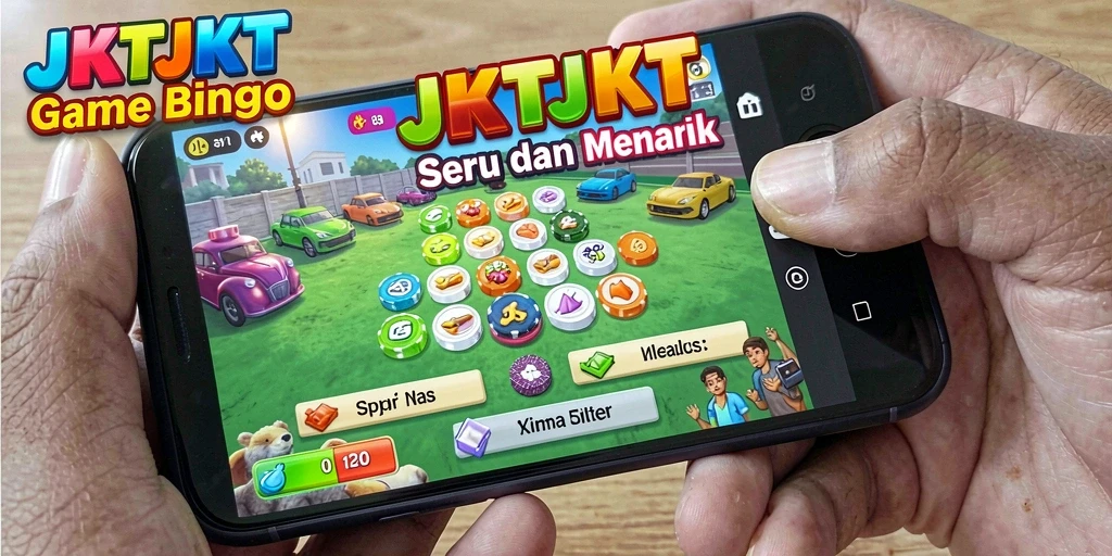 Tampilan gameplay seru di JKTJKT, permainan Bingo yang mendebarkan.