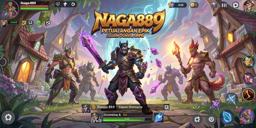 Tampilan gameplay seru dan menantang dalam NAGA889.