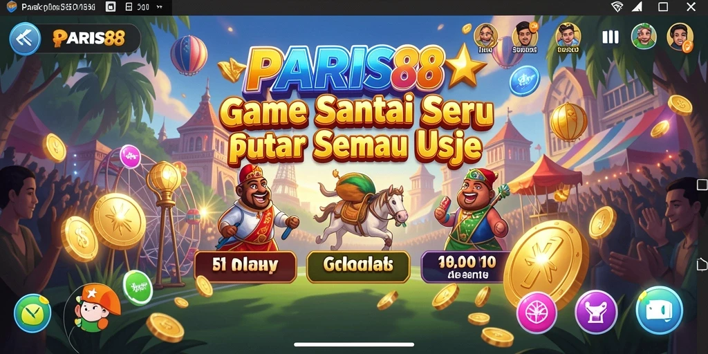 Tampilan gameplay PARIS88 yang seru dan menghibur.