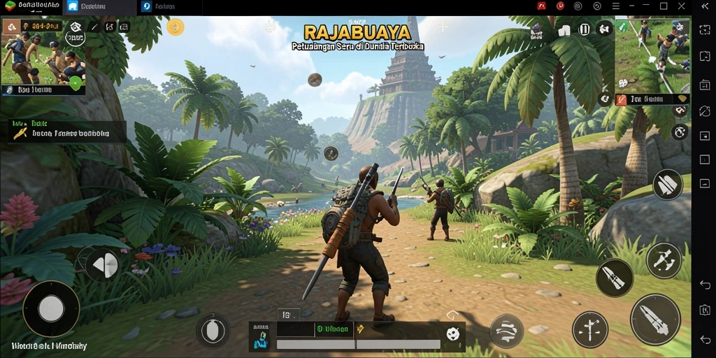 Tampilan gameplay menawan RAJABUAYA dalam dunia terbuka.