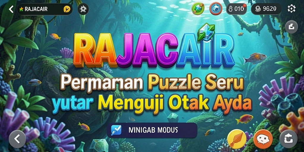Tampilan gameplay RAJACAIR dengan tantangan puzzle menarik.