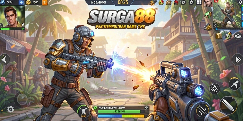 Gameplay dinamis dan aksi pertempuran yang memukau di SURGA88.
